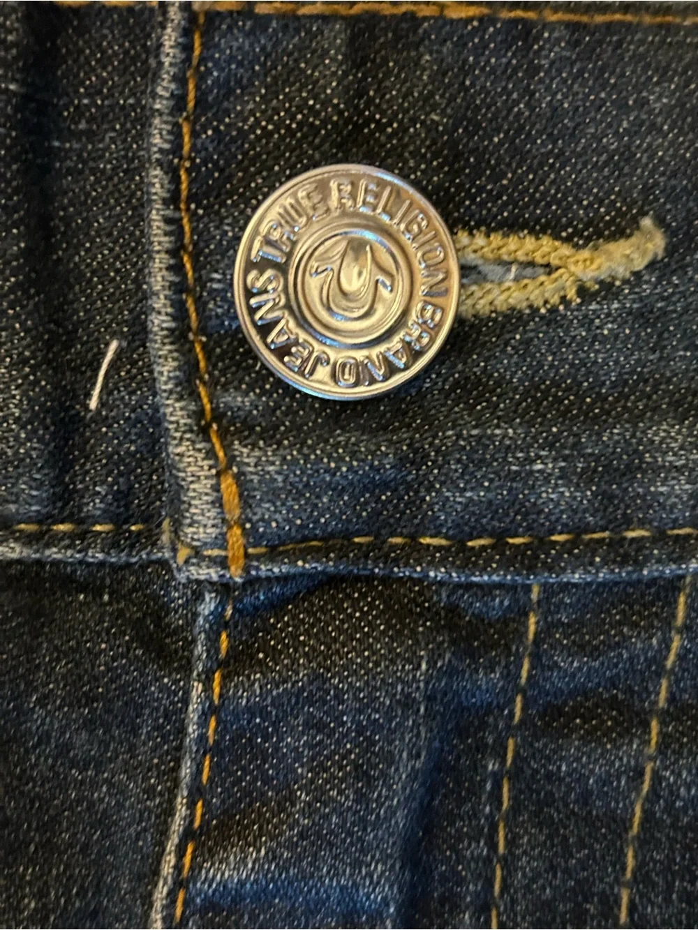 True Religion Men's Bootcut Jeans - Medium Blue Wash Size 32